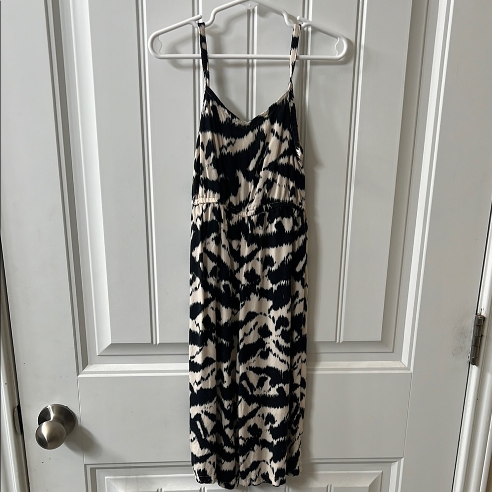 Old Navy Black and White Casual Jumpsuit